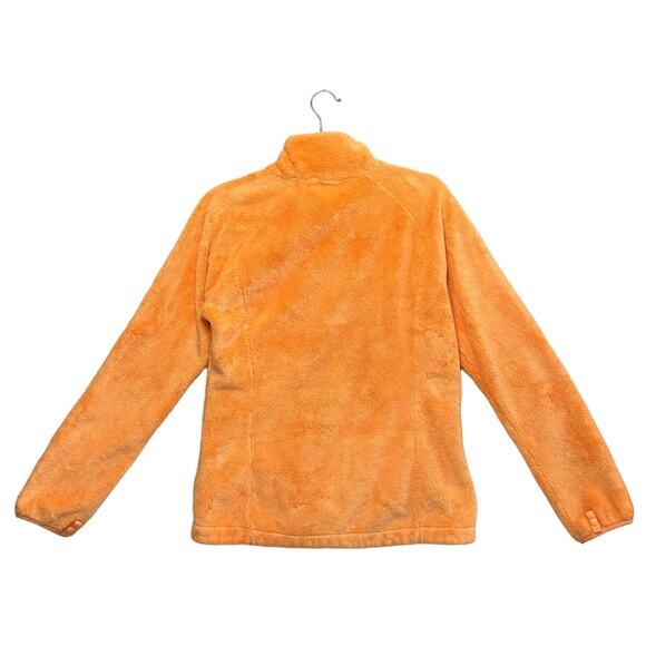 The North Face Full Zip Osito Jacket Womens Sz S Bright Orange Fleece Y2K Casual - Picture 2 of 8